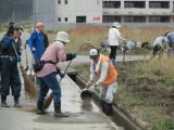 大館ボラバスプロジェクト　浸水地域でボランティア