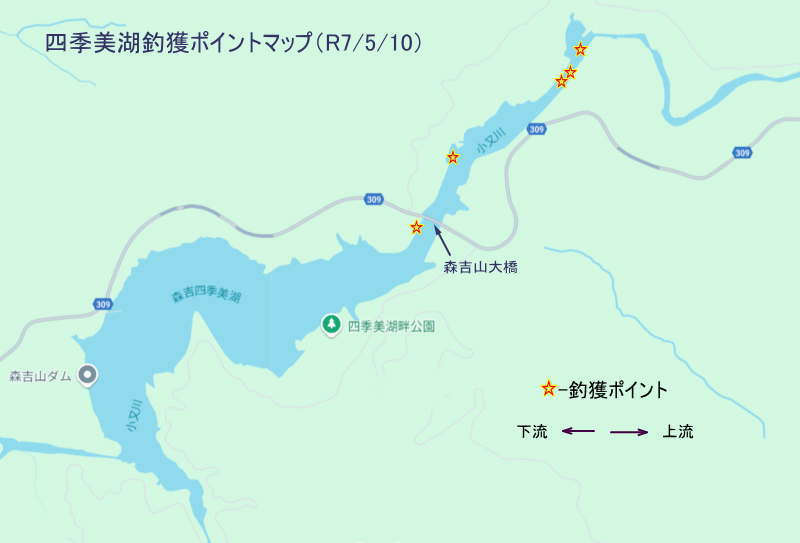 釣獲ポイントマップ