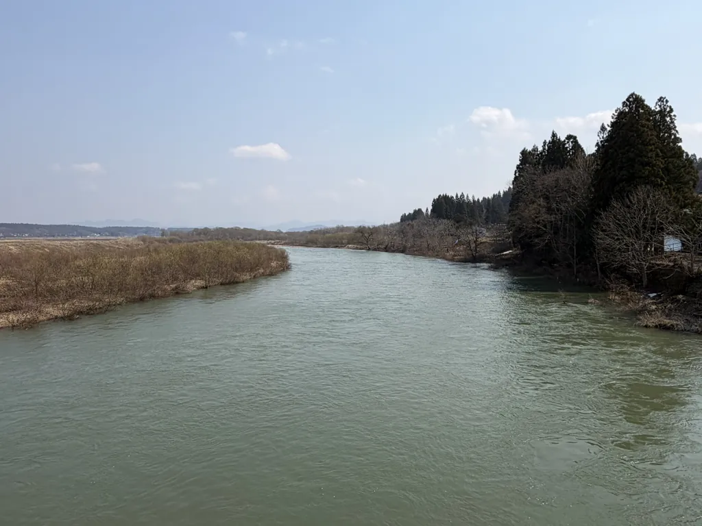 阿仁川下流部新田目