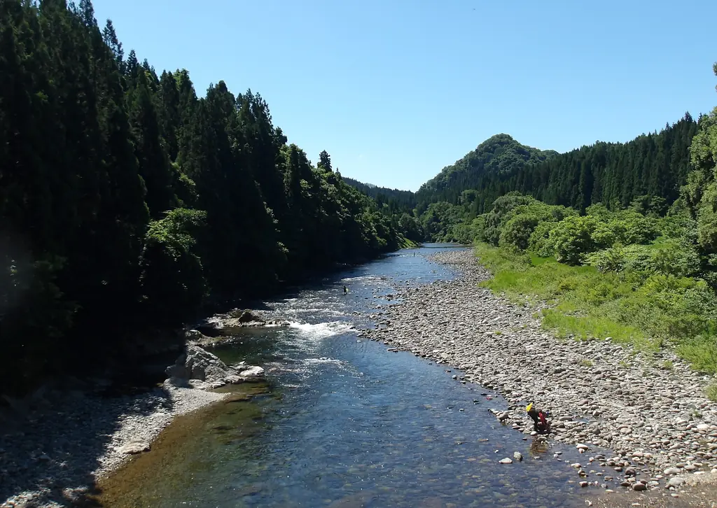 増水前（7/7）の 荒瀬