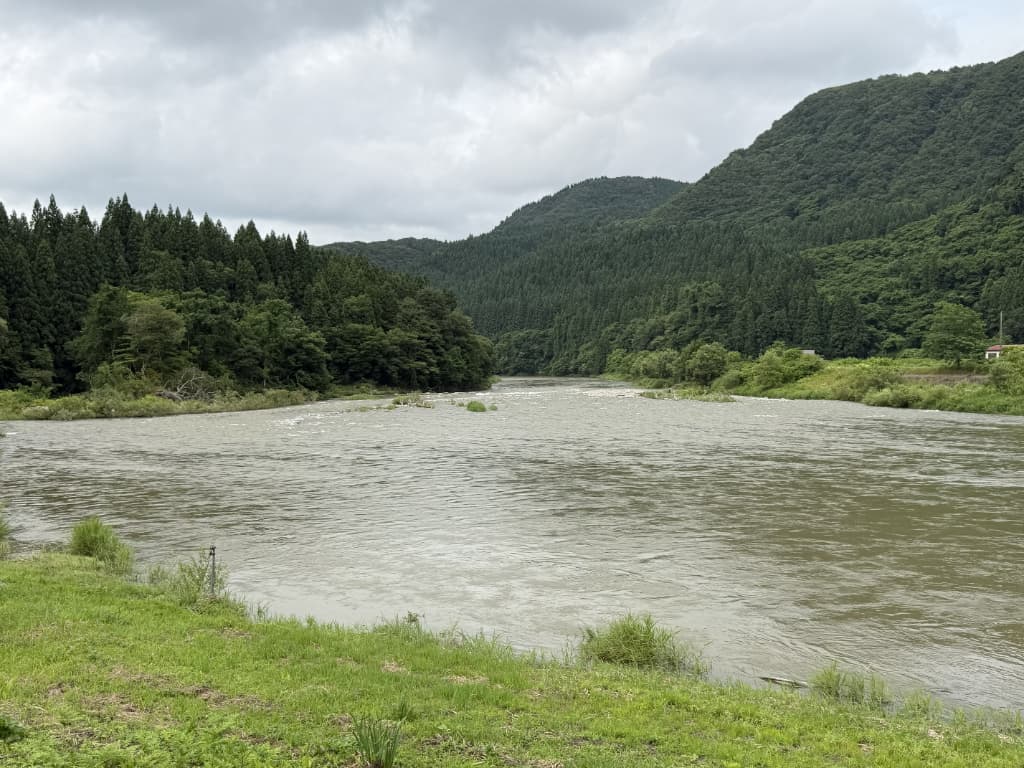 2026年7月13日の阿仁川 温泉下