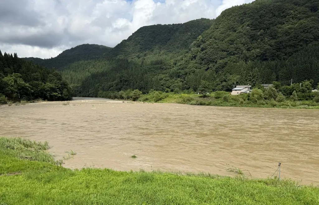 昨日（7/30 14:30PM）の 温泉下